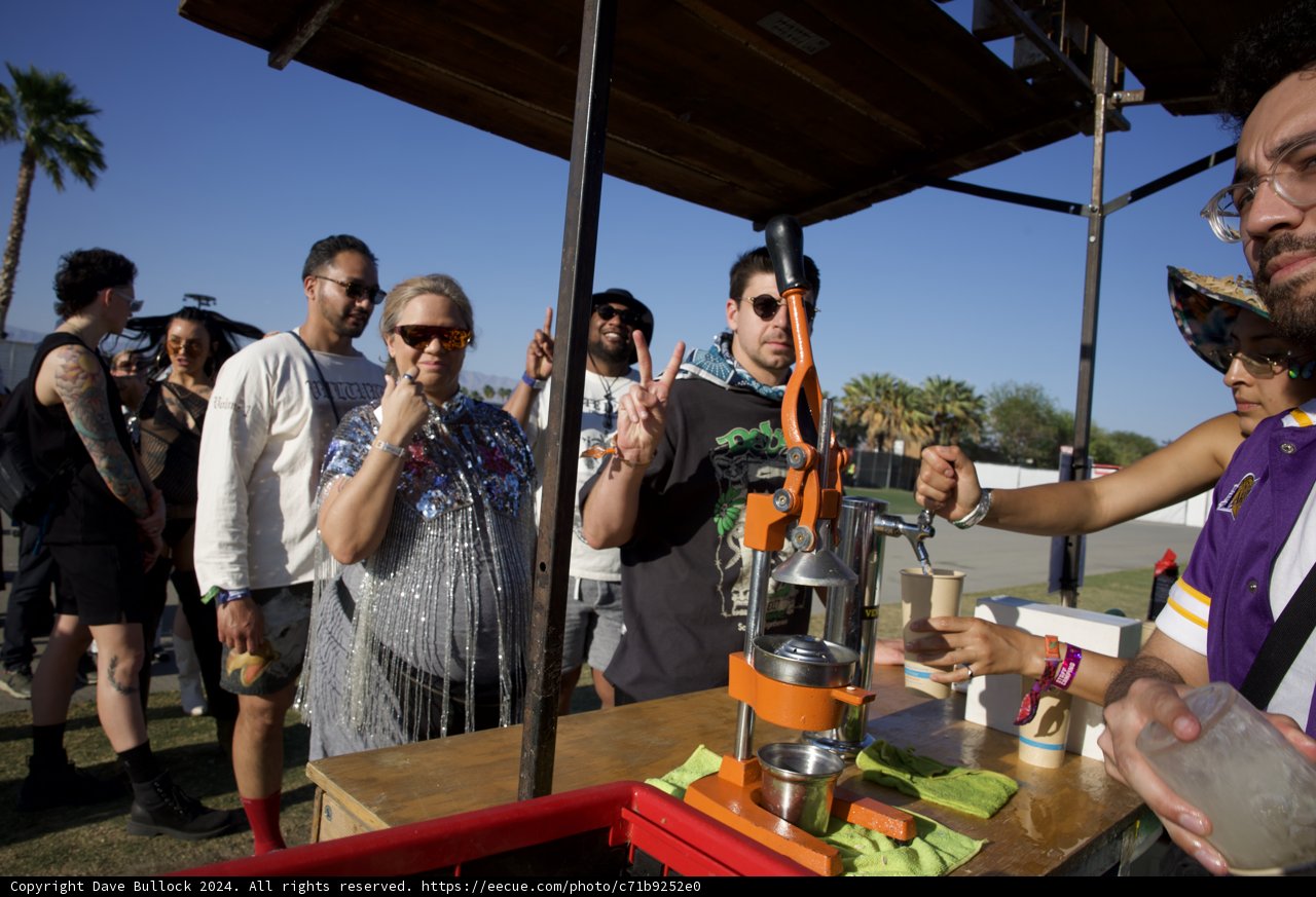 Festival Vibes: Fresh Brews and Cool Crew at Coachella 2024