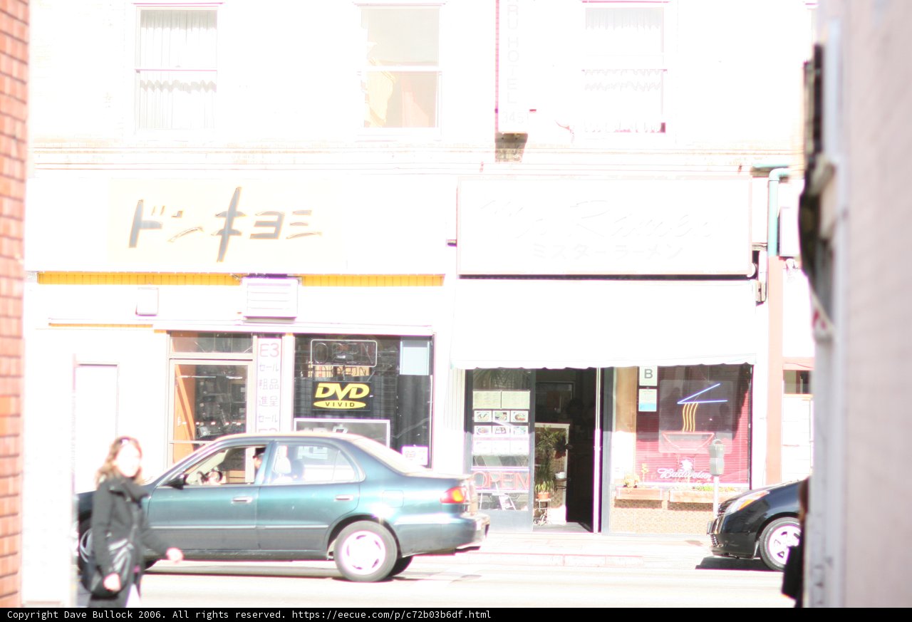 Sports Car Parked in Little Tokyo