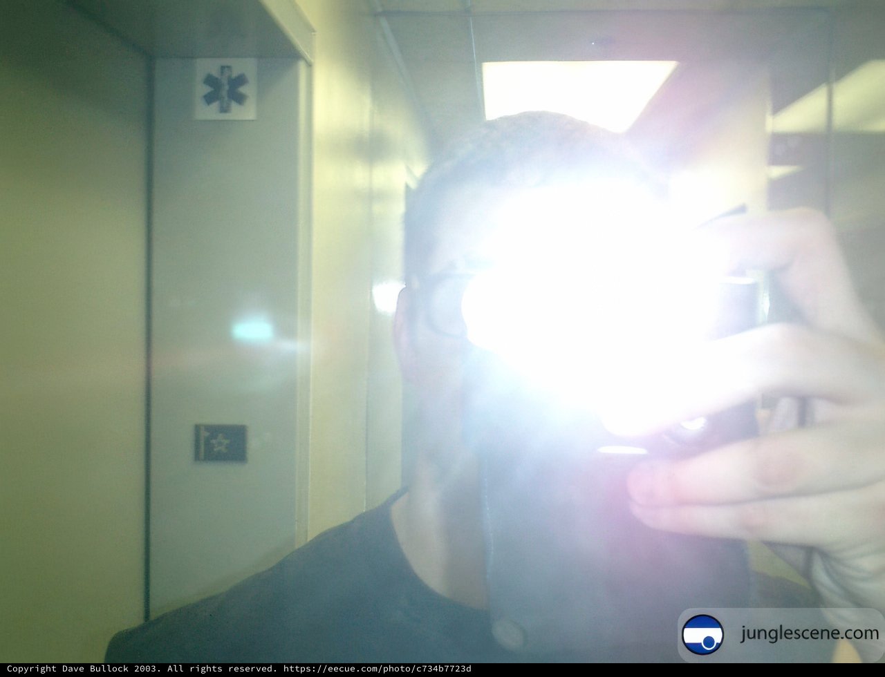 Self-Portrait with a Flashlight