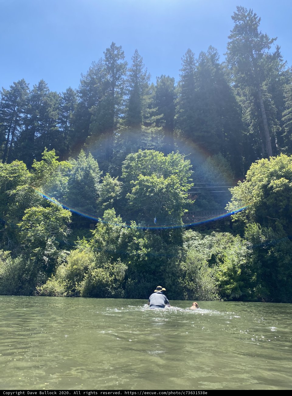 Rainbow over the Russian River