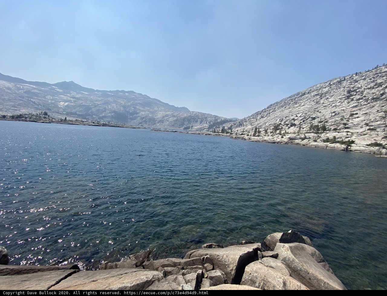 Serene Lake Aloha nestled in the Desolation Wilderness