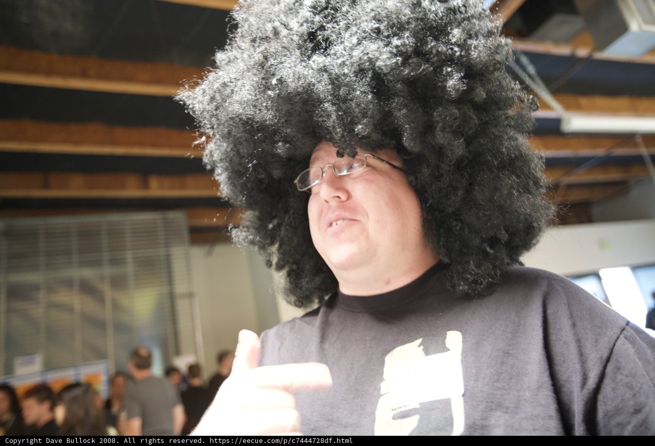 Afro and Glasses