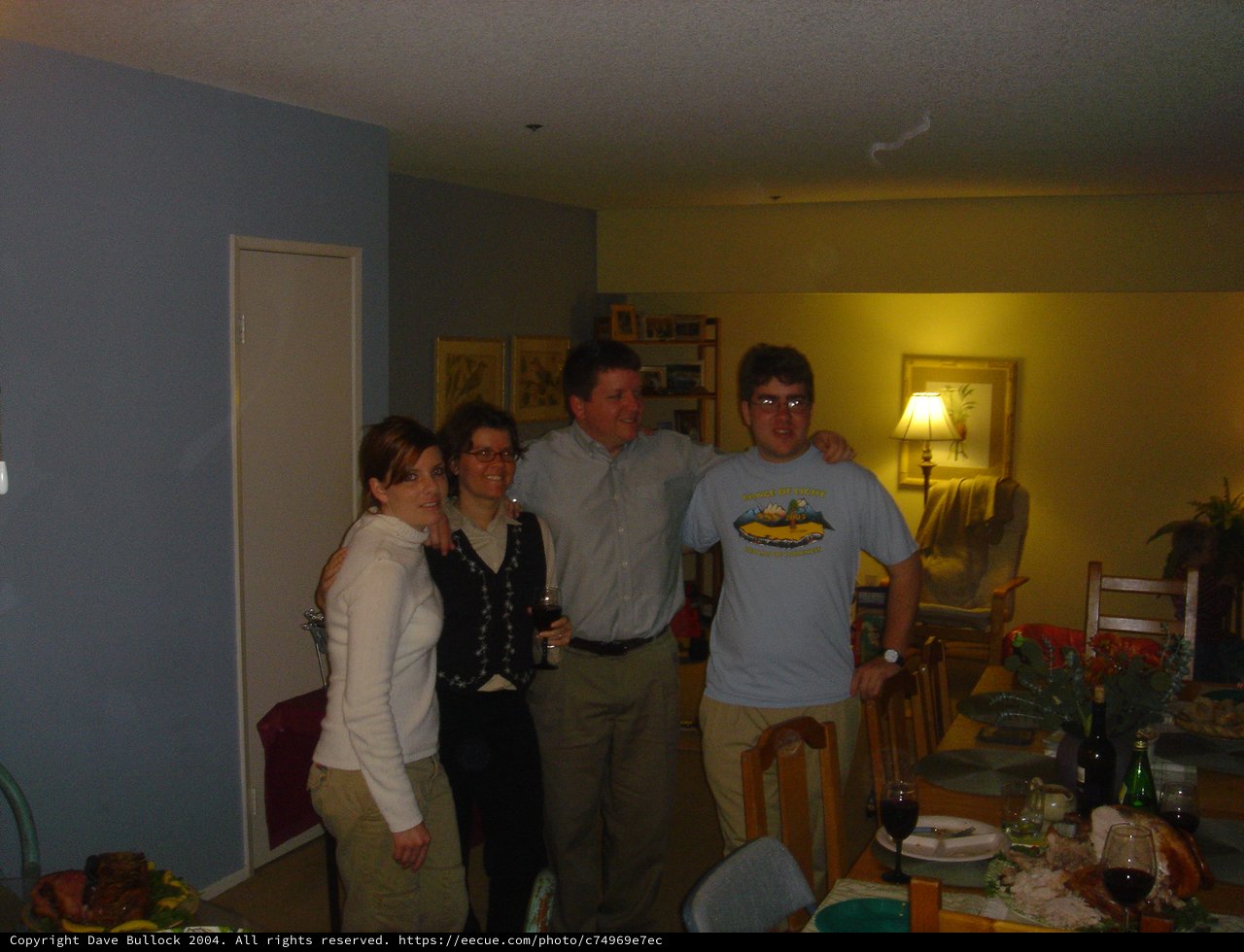 Friends Gather for Thanksgiving Dinner 2004