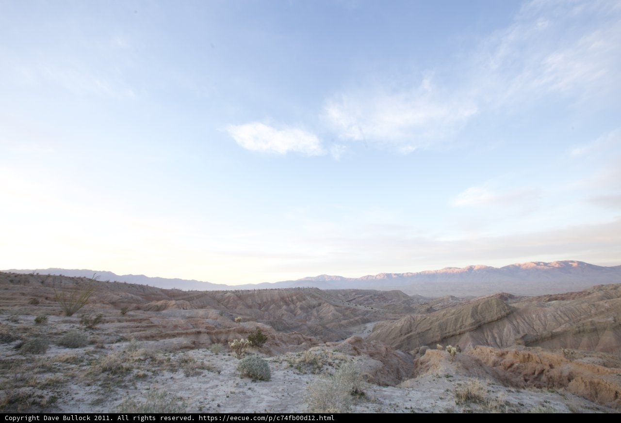 Majestic View of the Desert Mountains