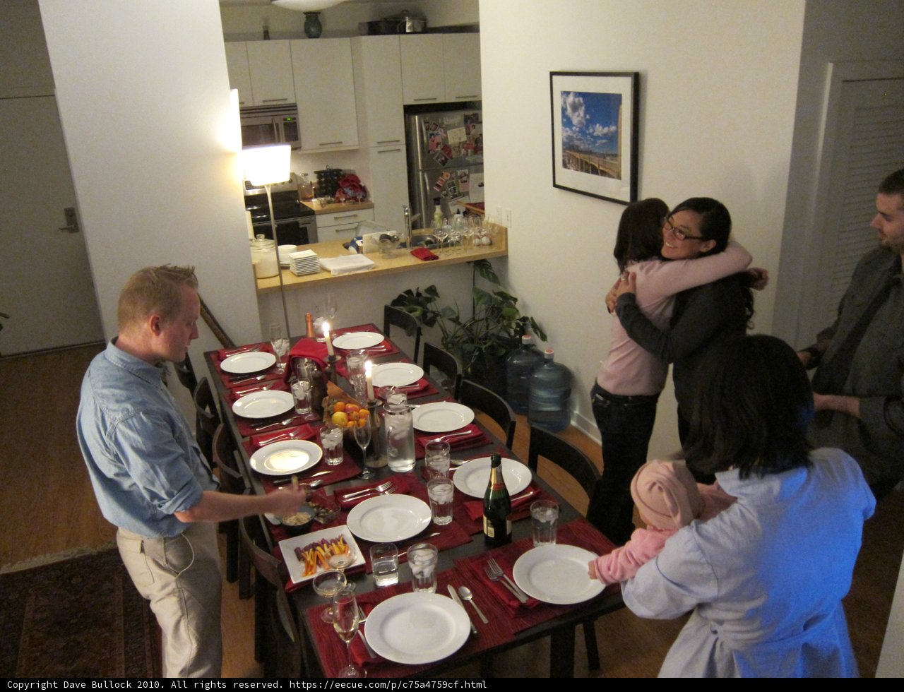 Chanukkah Dinner Party with Friends and Family