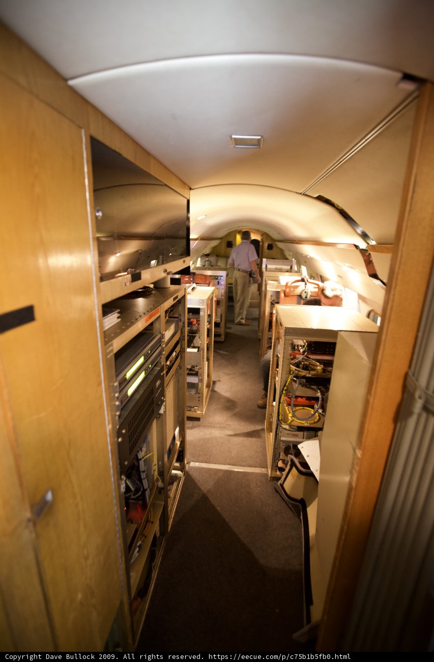 Walking through the Airplane Corridor