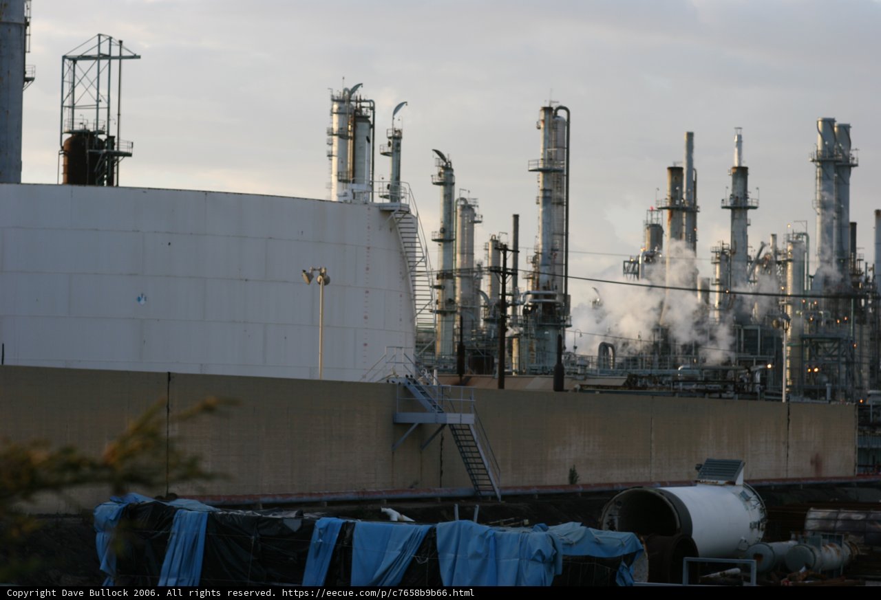 Moody Skies over Industrial Architecture