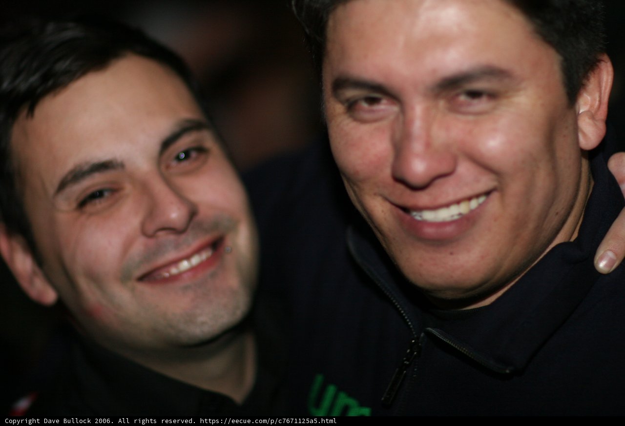 Two Men Smiling for the Camera