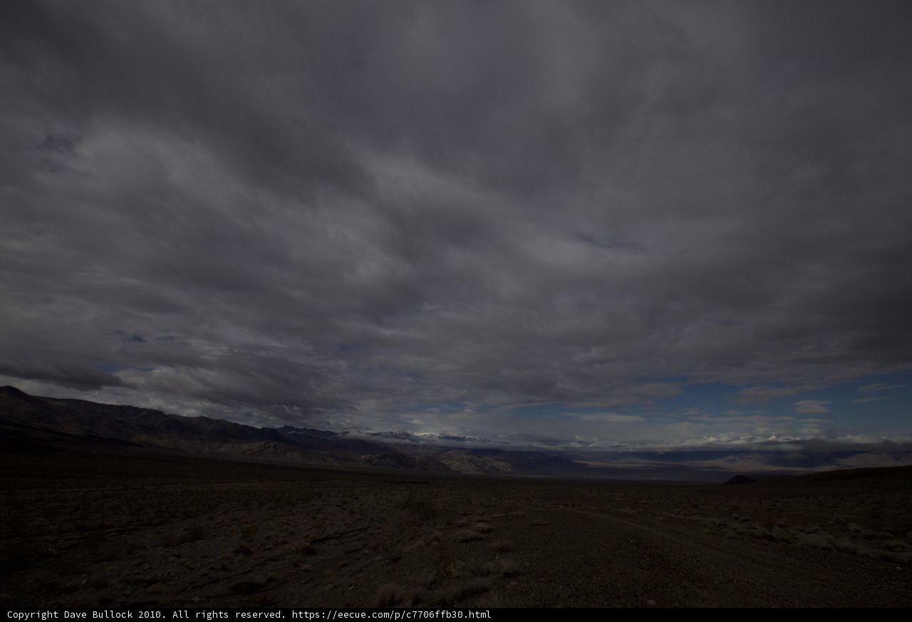 Moody Skies Above the Desert