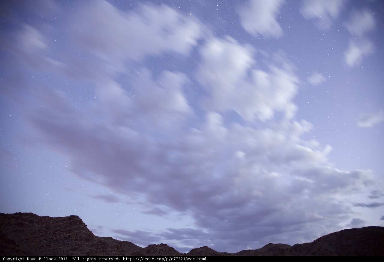 Night Sky Over the Majestic Mountains