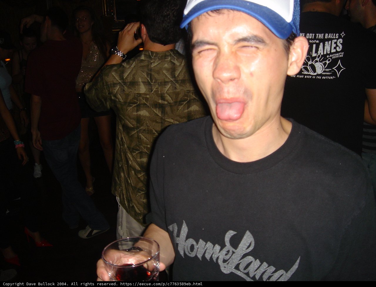Blue Hat at the Pub