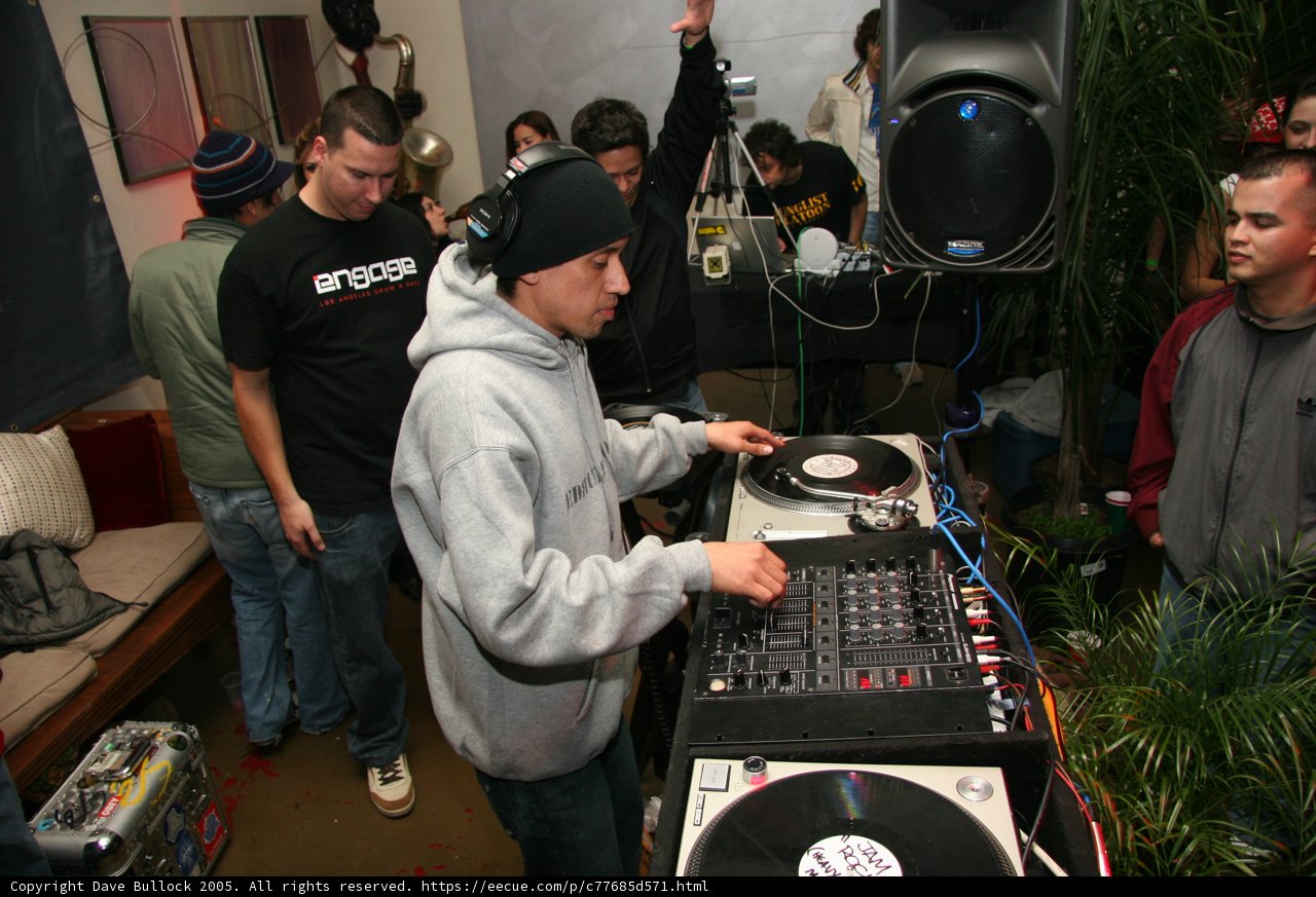 Hoodie and Turntables