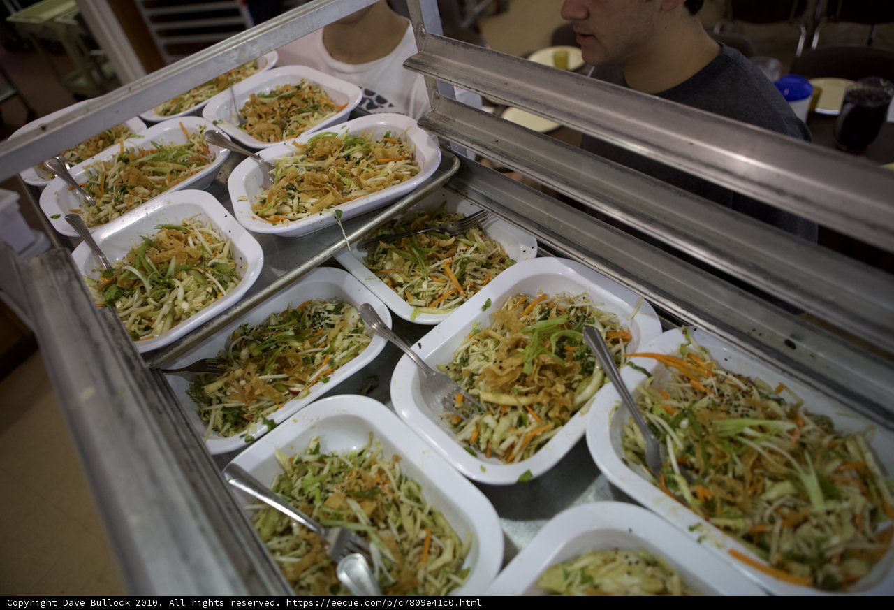 Feast at the WBT LA Camp Cafeteria