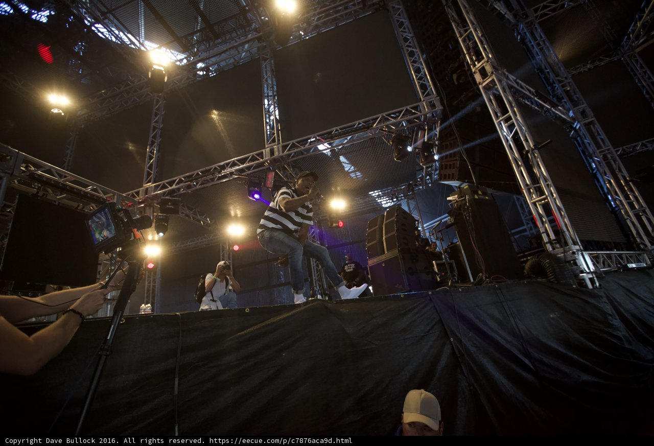 Man Rocks the Stage at Coachella