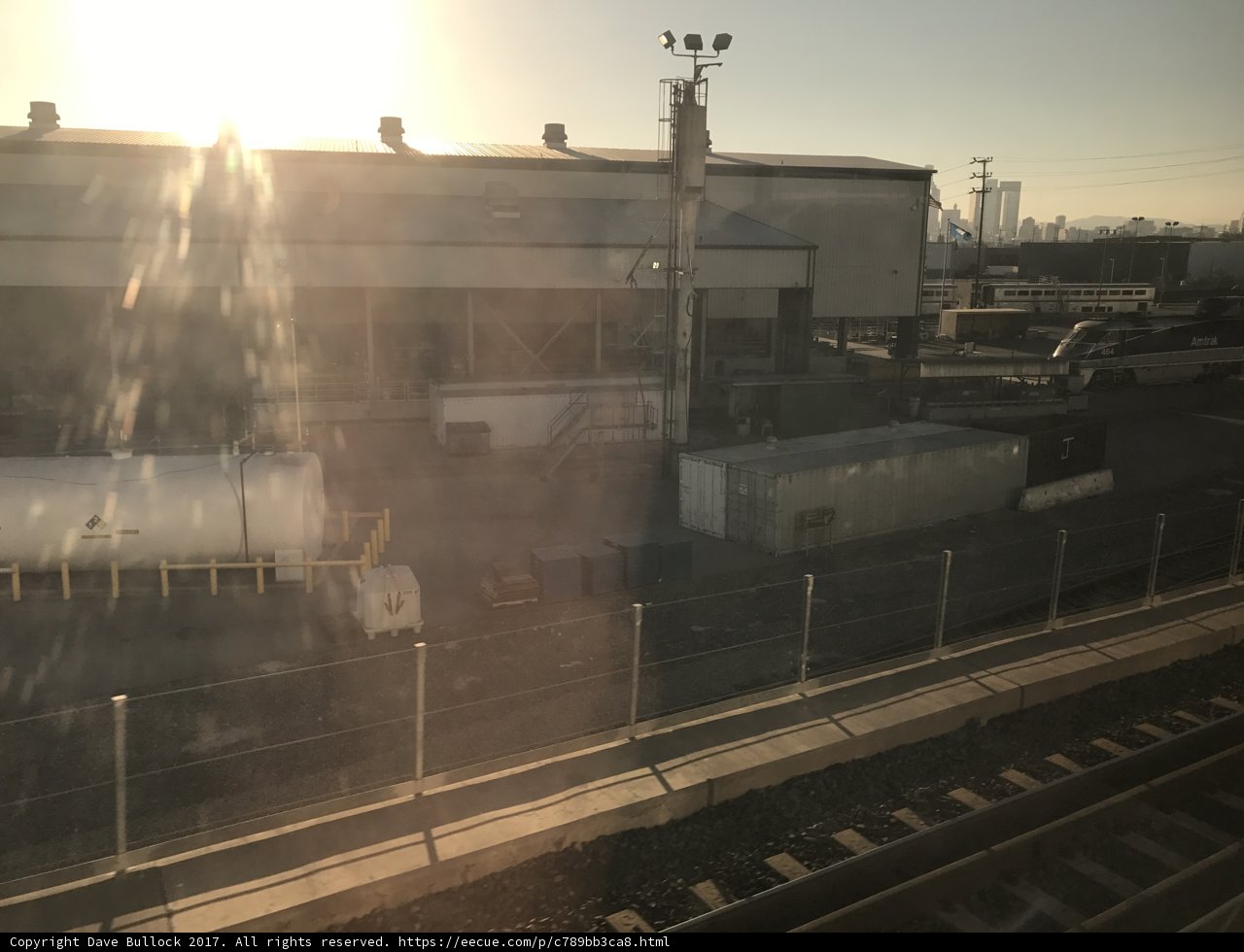 Sunburst on the Rails