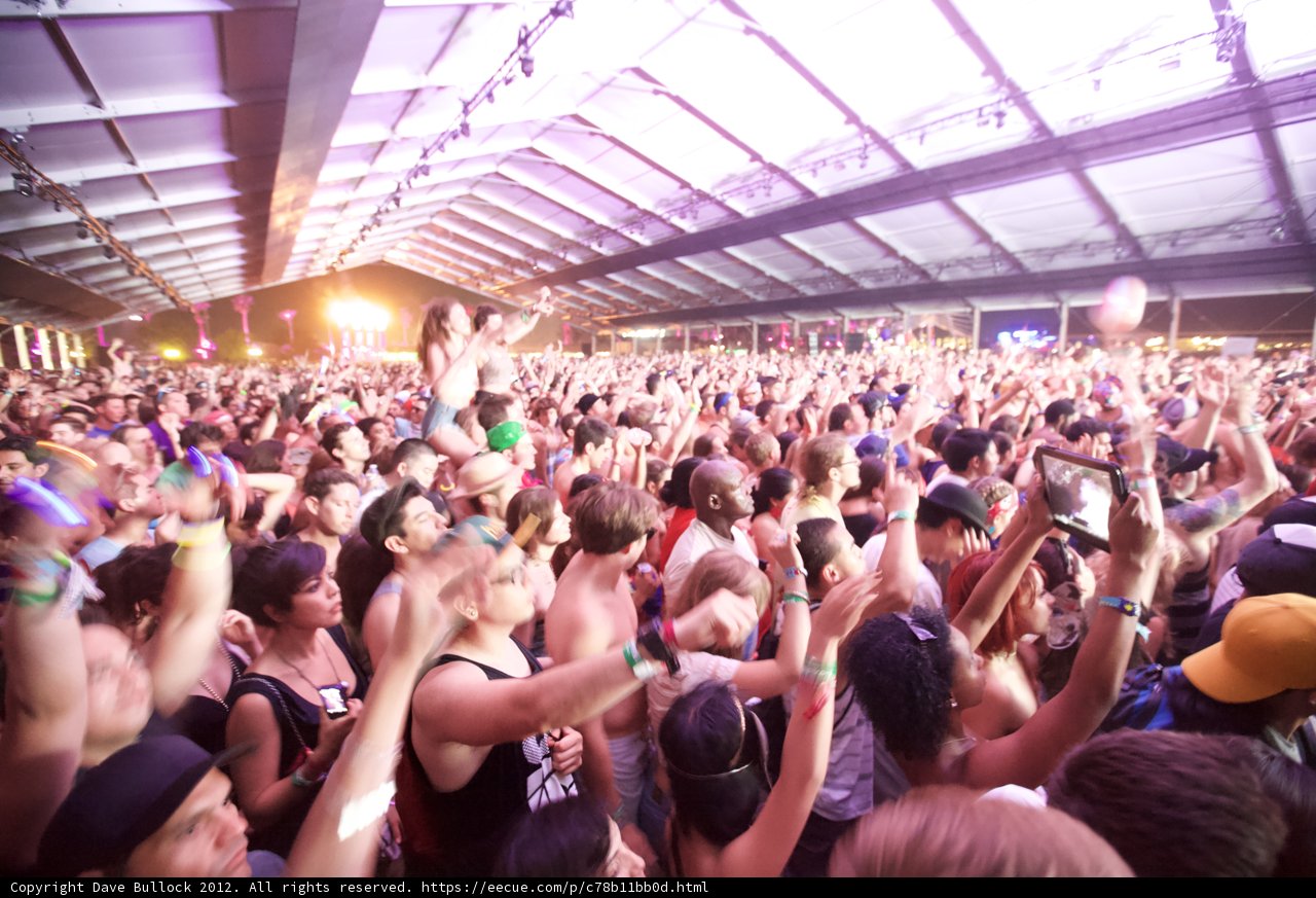 Urban Nightlife at Coachella Music Festival