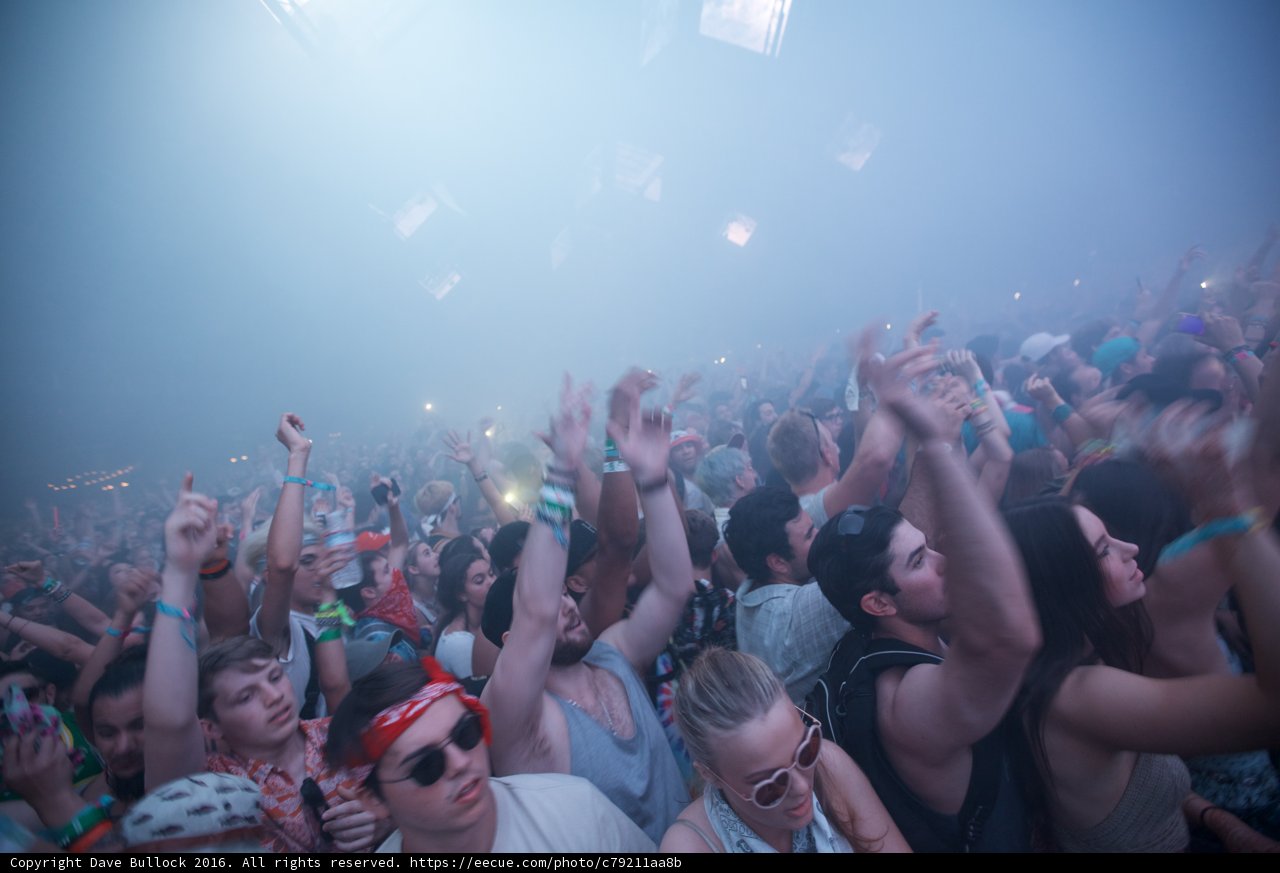 Urban Concert Crowd Let Loose