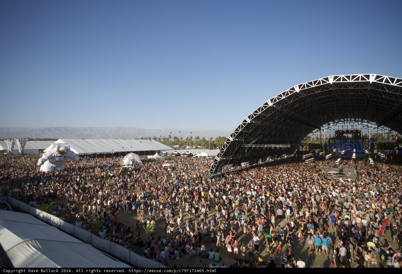 Concert Crowd Takes Over the Sky