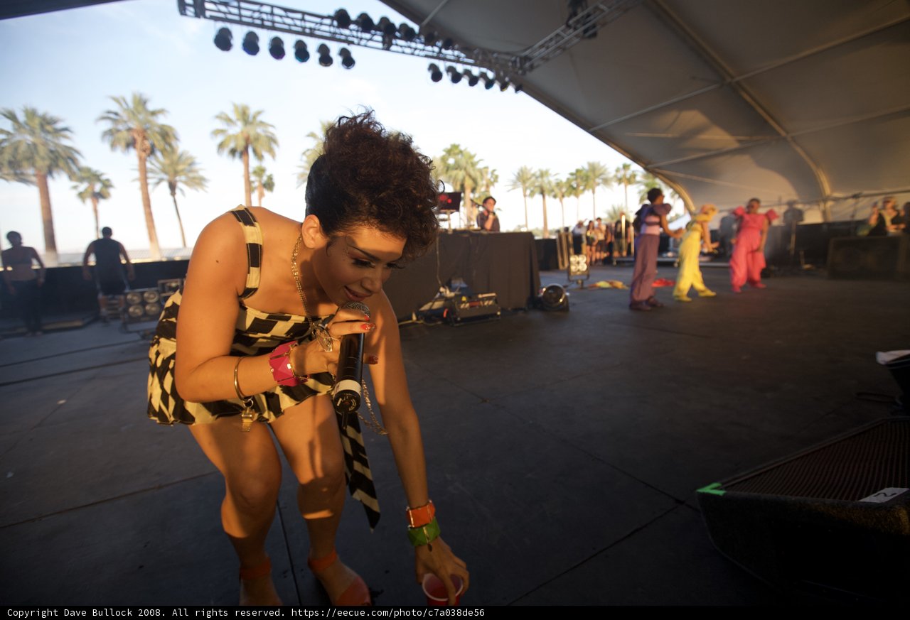 On Stage in Coachella