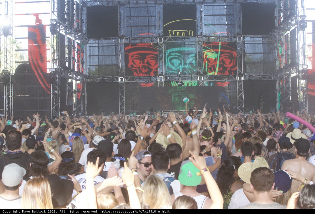 Hands Up at Coachella Music Festival