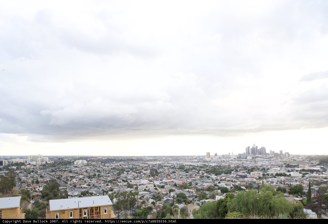 Clouds Blanket City Buildings