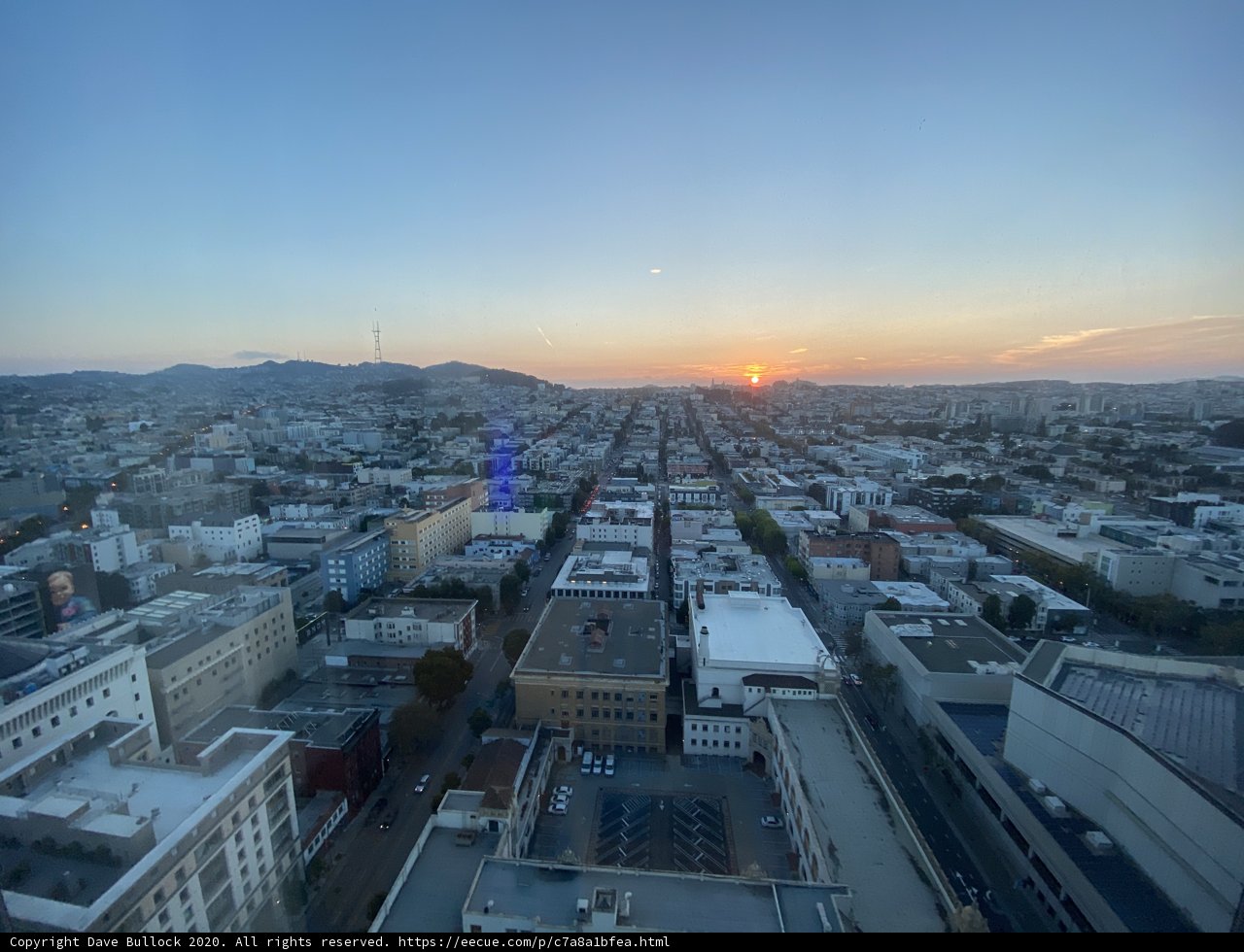 Urban Sunset in San Francisco