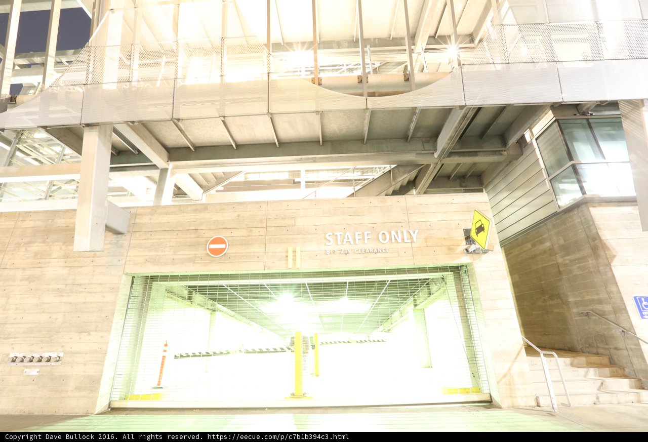 Industrial-style garage door