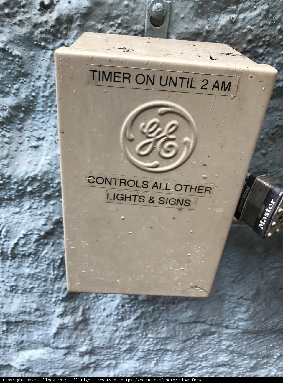 The Mystery Box with "ge" Sign
