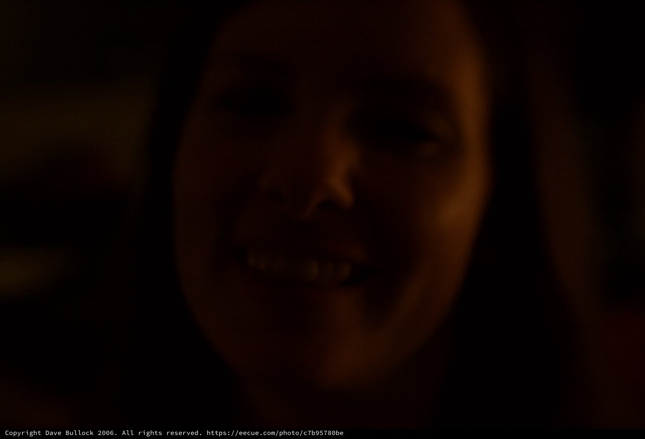 Mysterious Portrait Bathed in Warm Candlelight