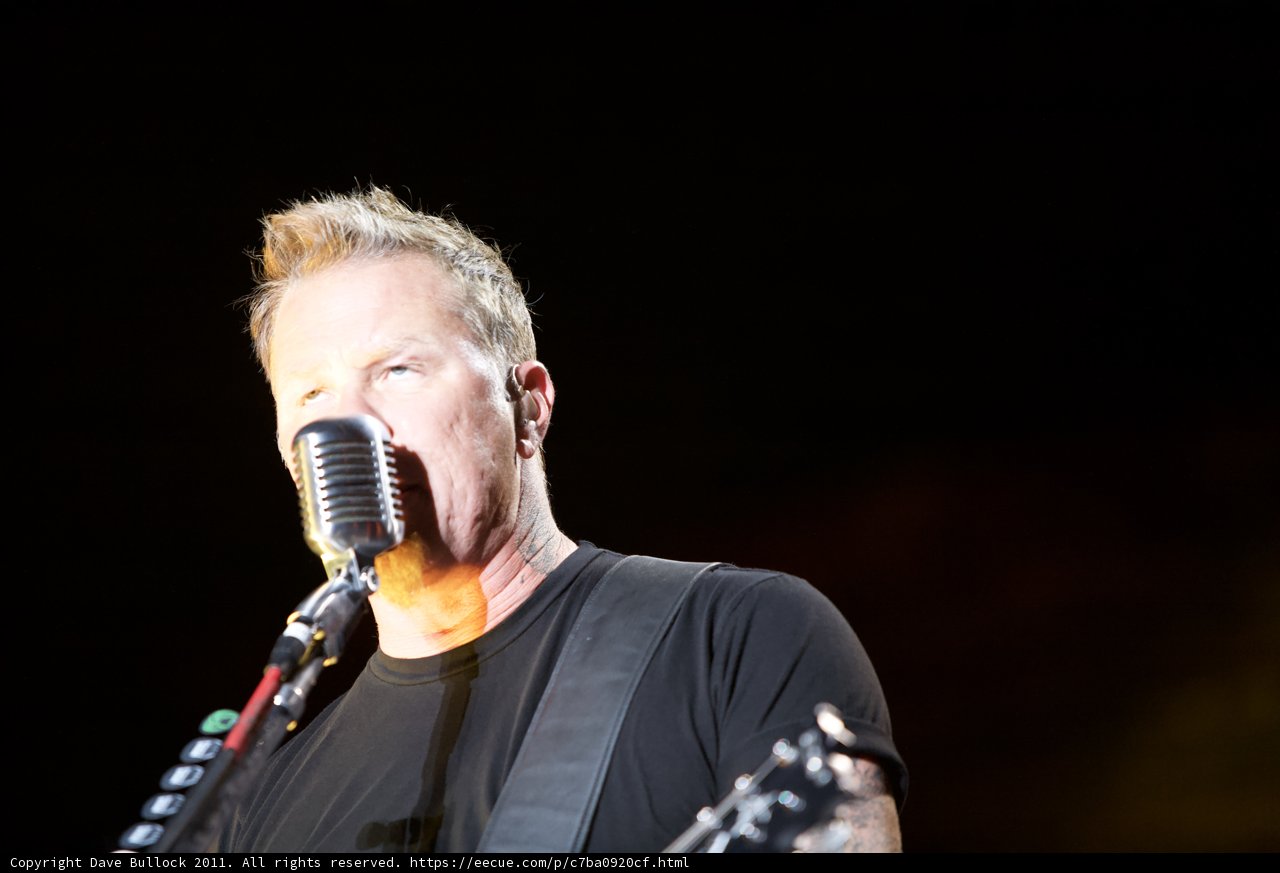 James Hetfield Rocks the Big Four Festival