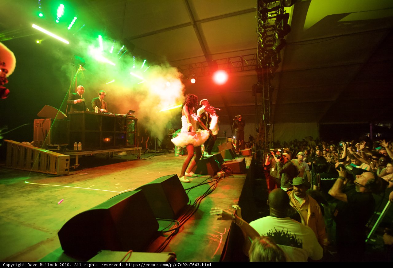 Smoke-filled Stage with Diplo Performing