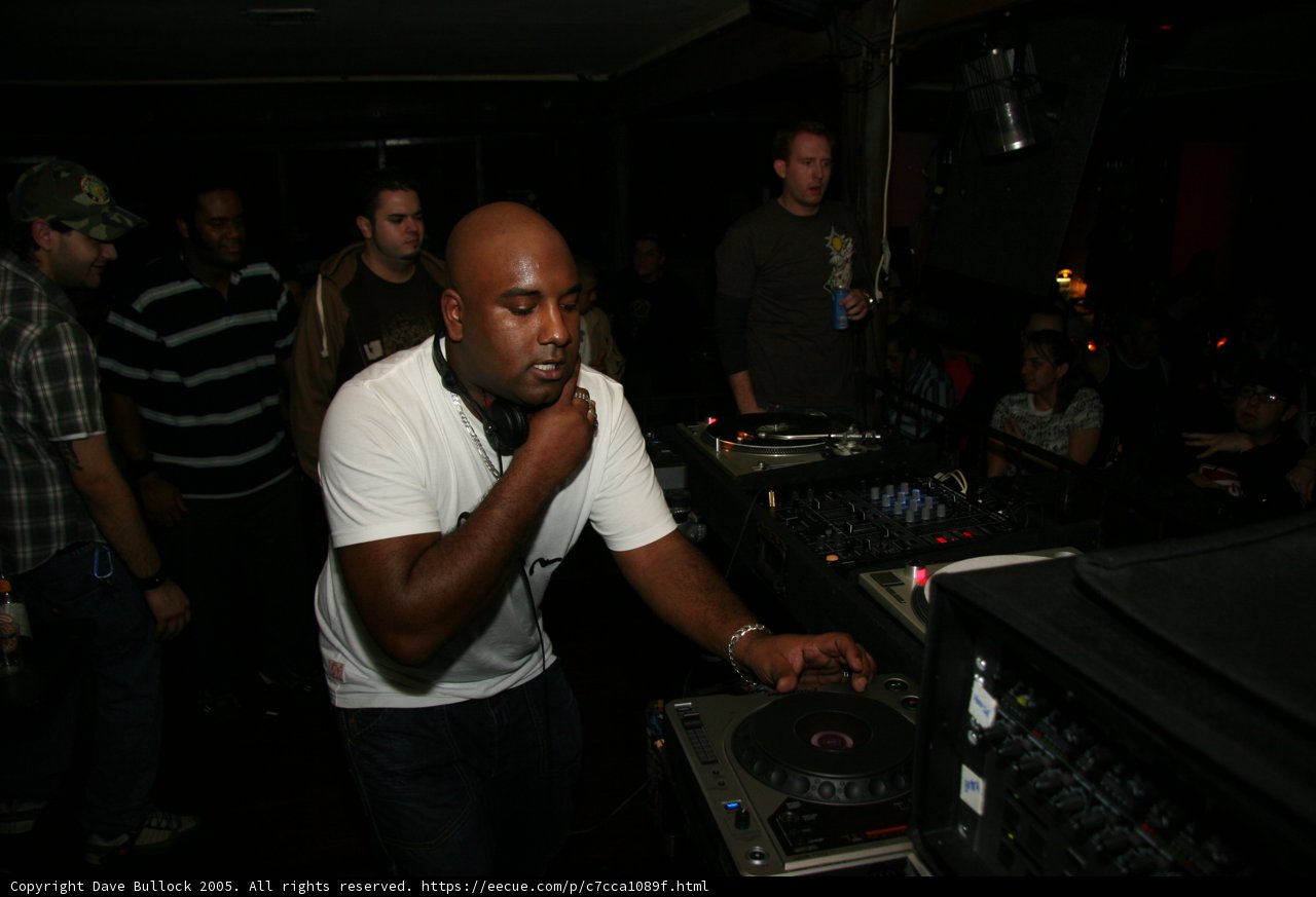 DJ Justin F at the Nightclub