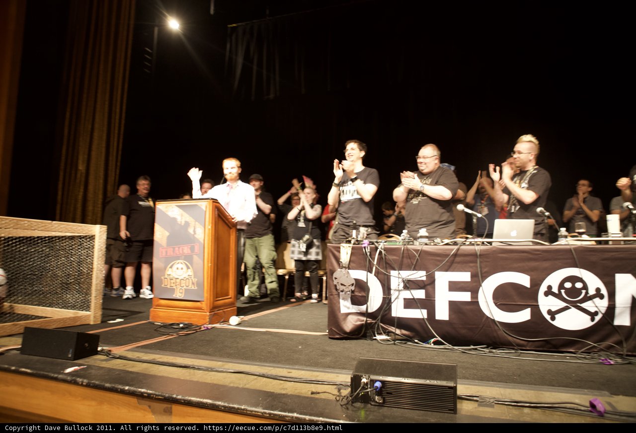 Defcon 24: Day 1 Crowd on Stage