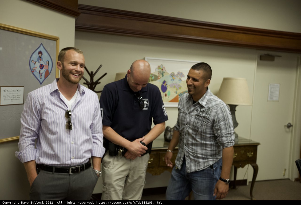 Three Men in an Office