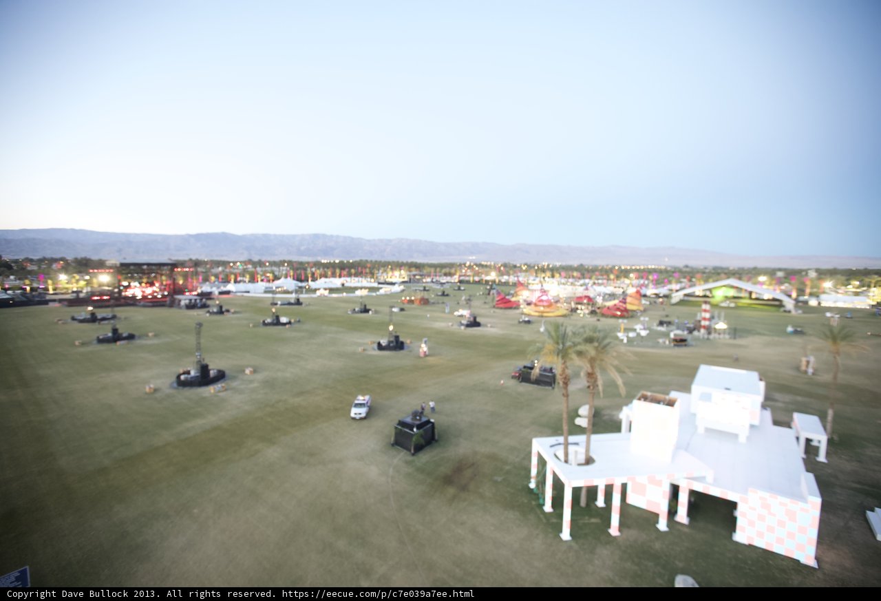 Aerial View of Coachella Airfield