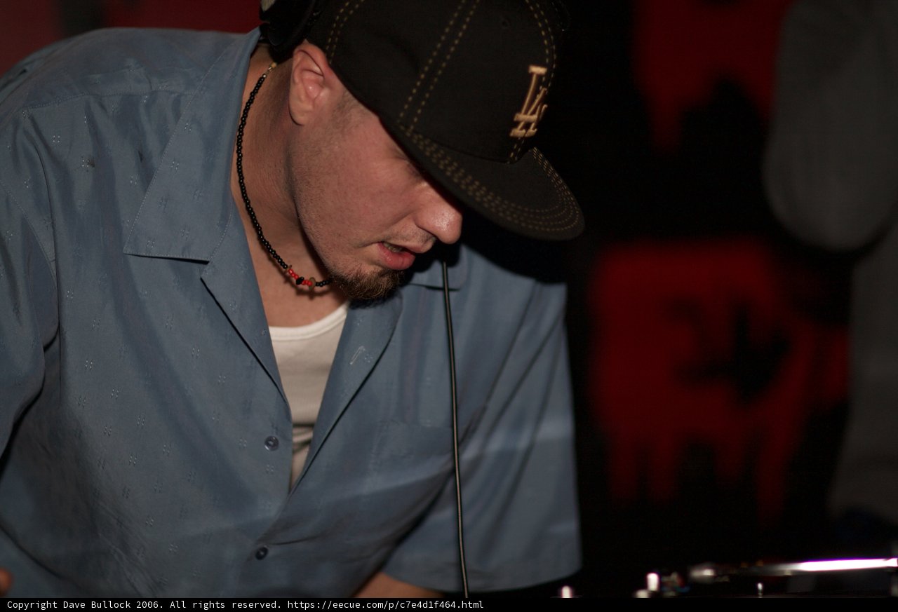 The Deejay in Blue Hat