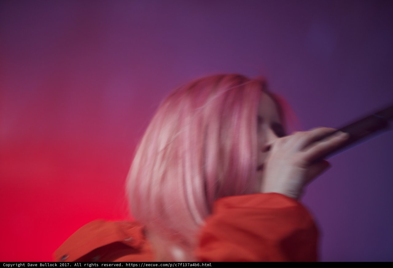 Pink-haired Woman Rocks Coachella Stage