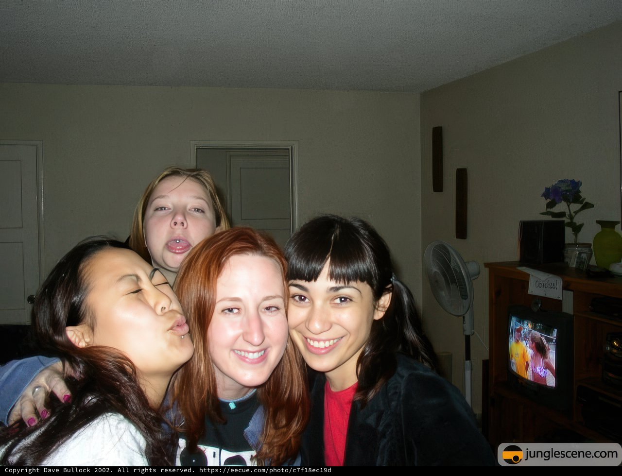 Four Women Strike a Pose in Smythen's Living Room