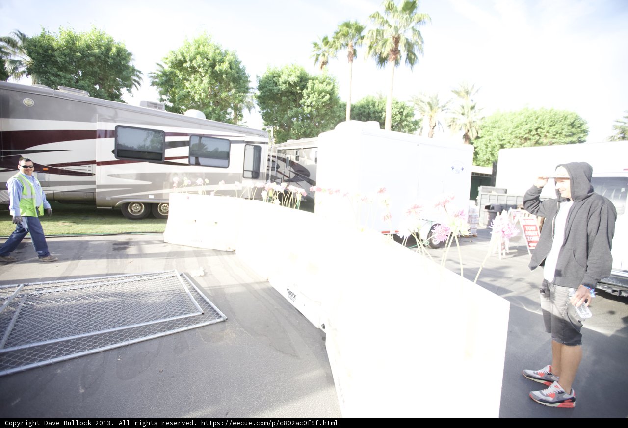 Man and Truck at Coachella