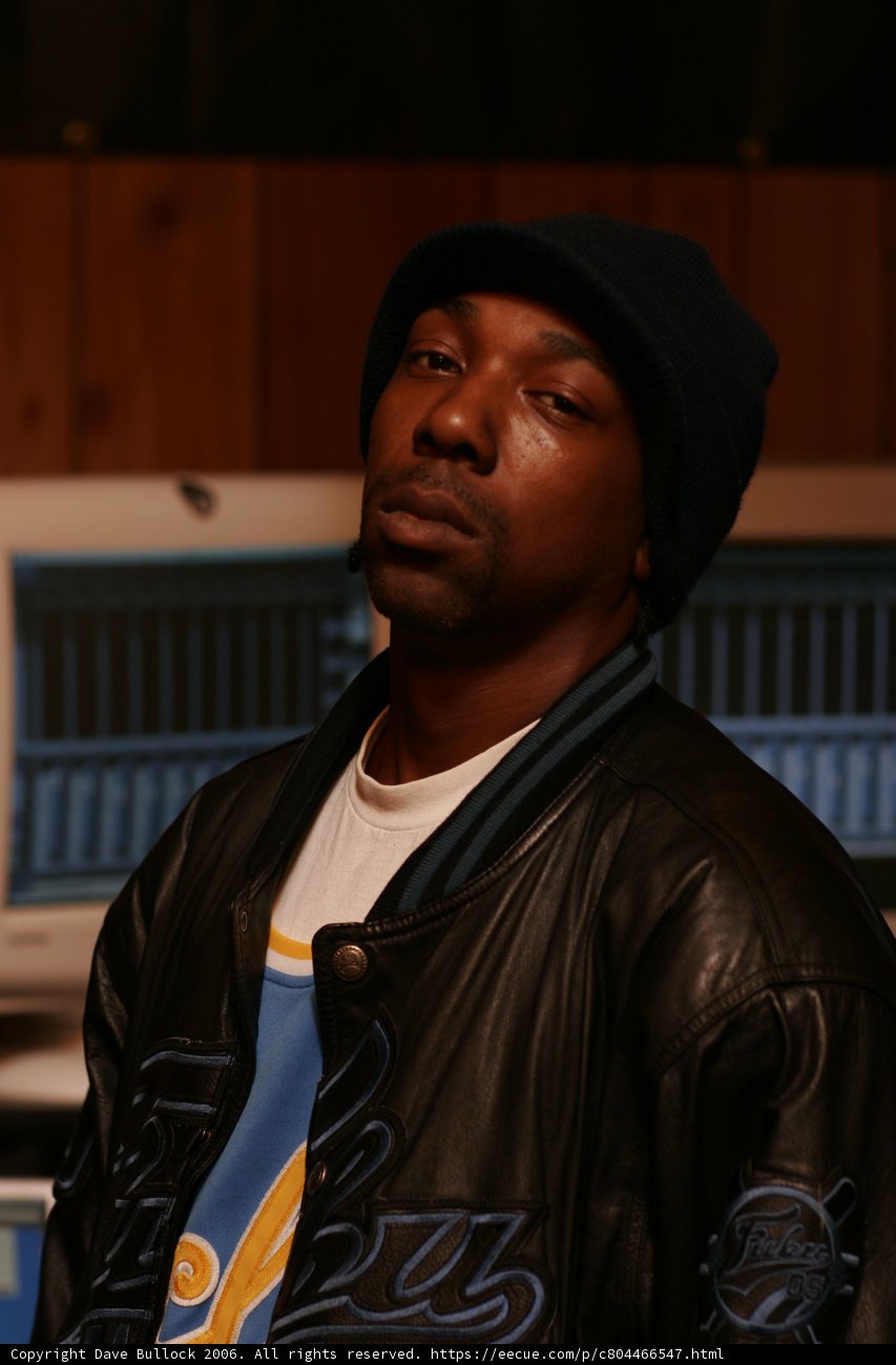 MC Eiht in Black Jacket