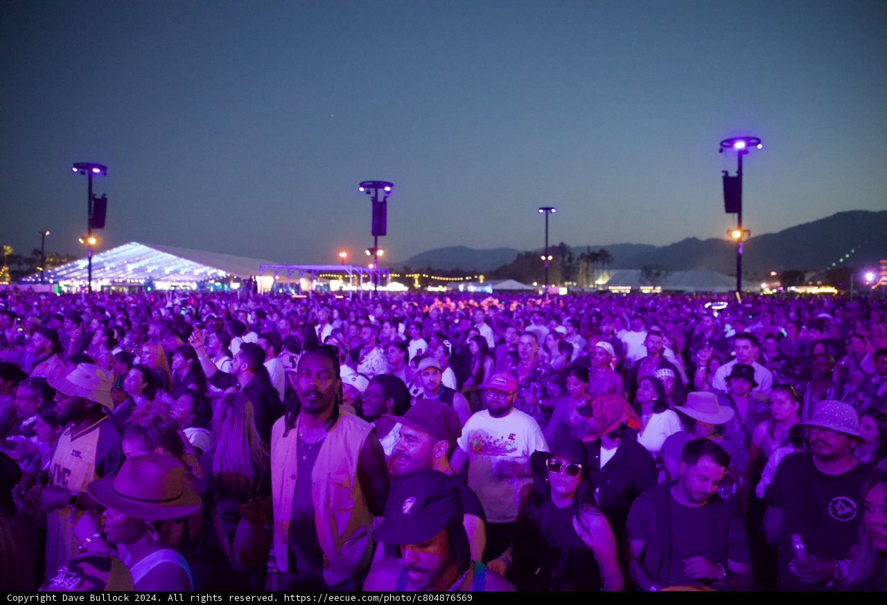 Electric Vibes: Coachella Nightfall Magic