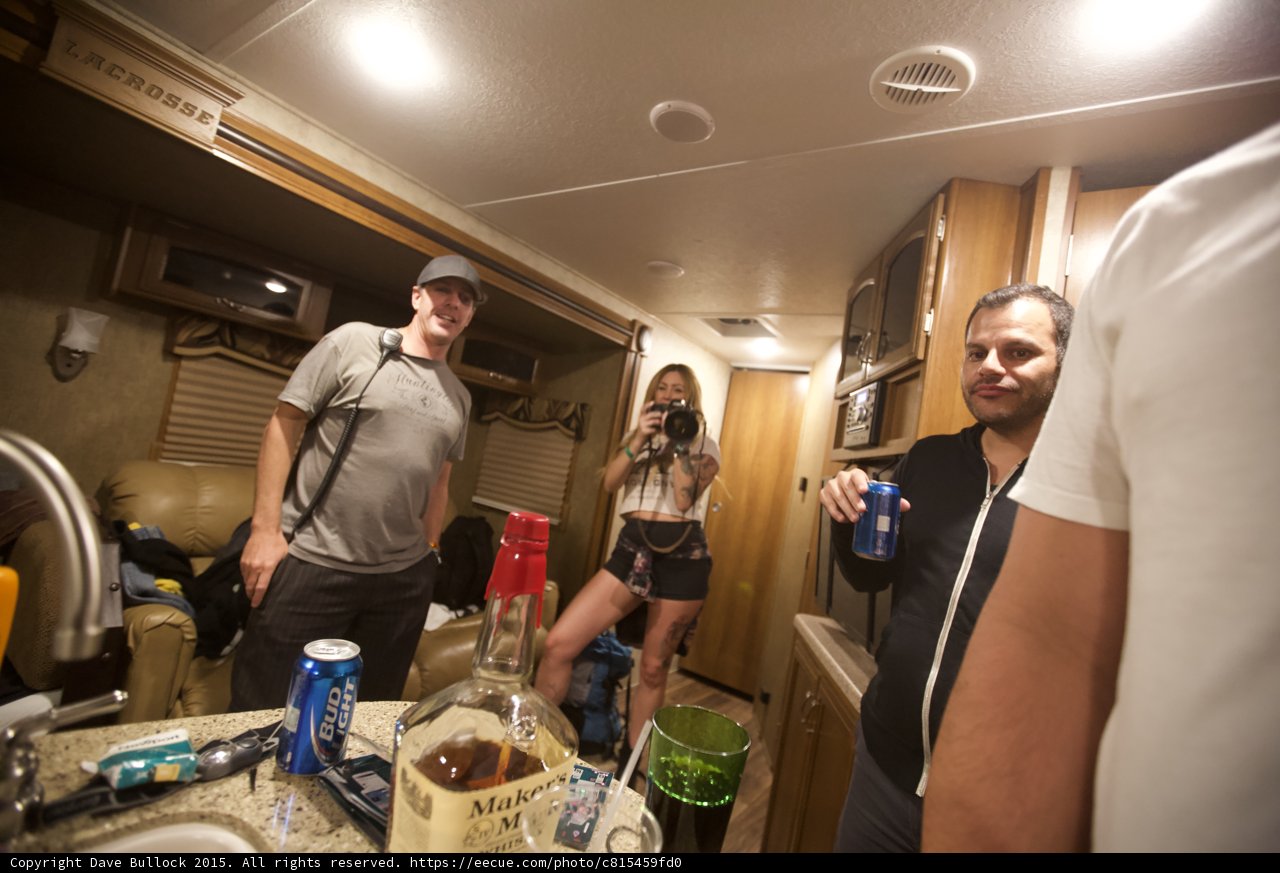 Kitchen Party in an RV