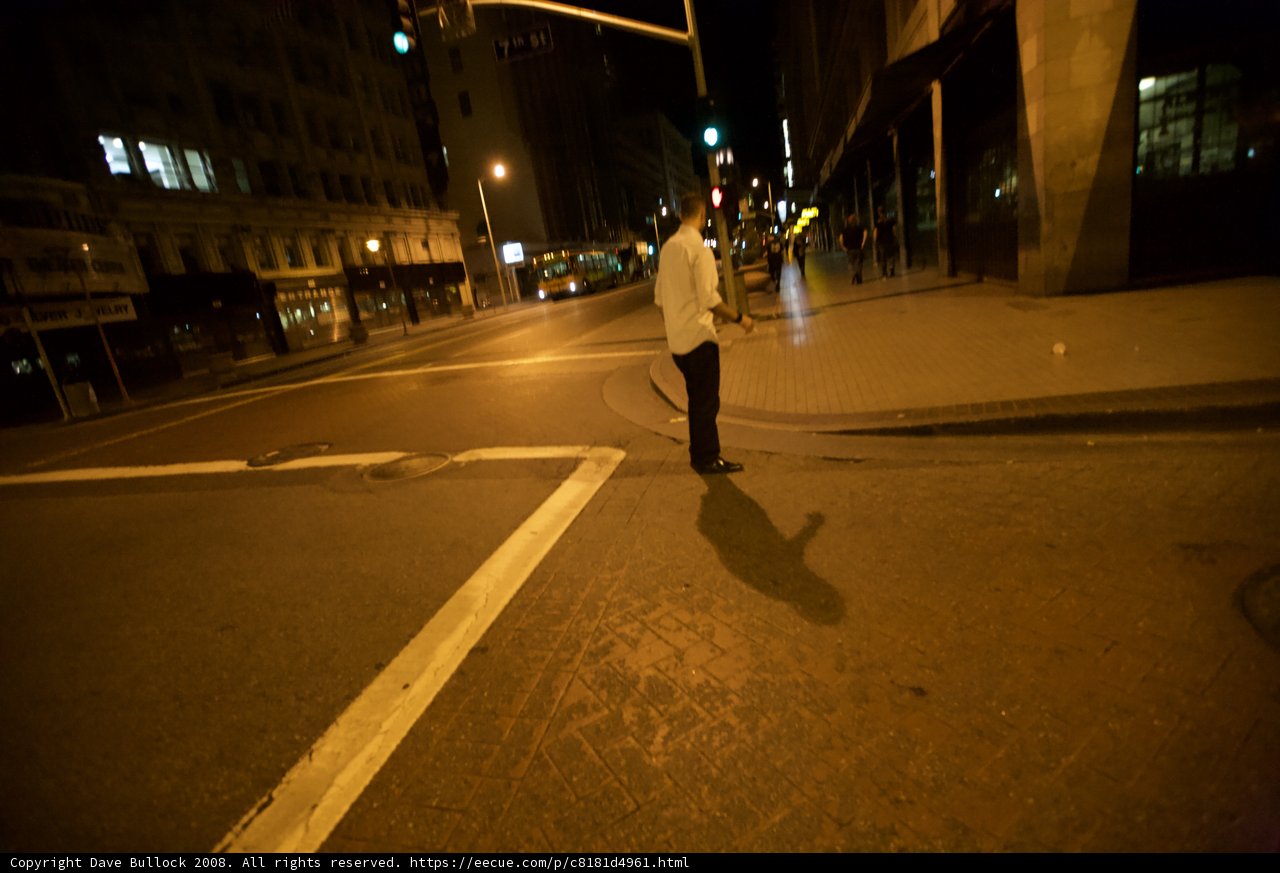 Night stroll in the city