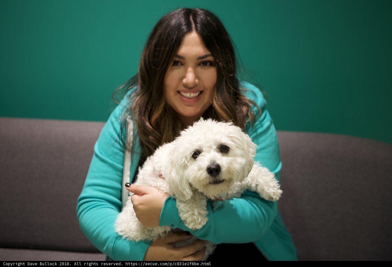 Woman and her Beloved Bichon