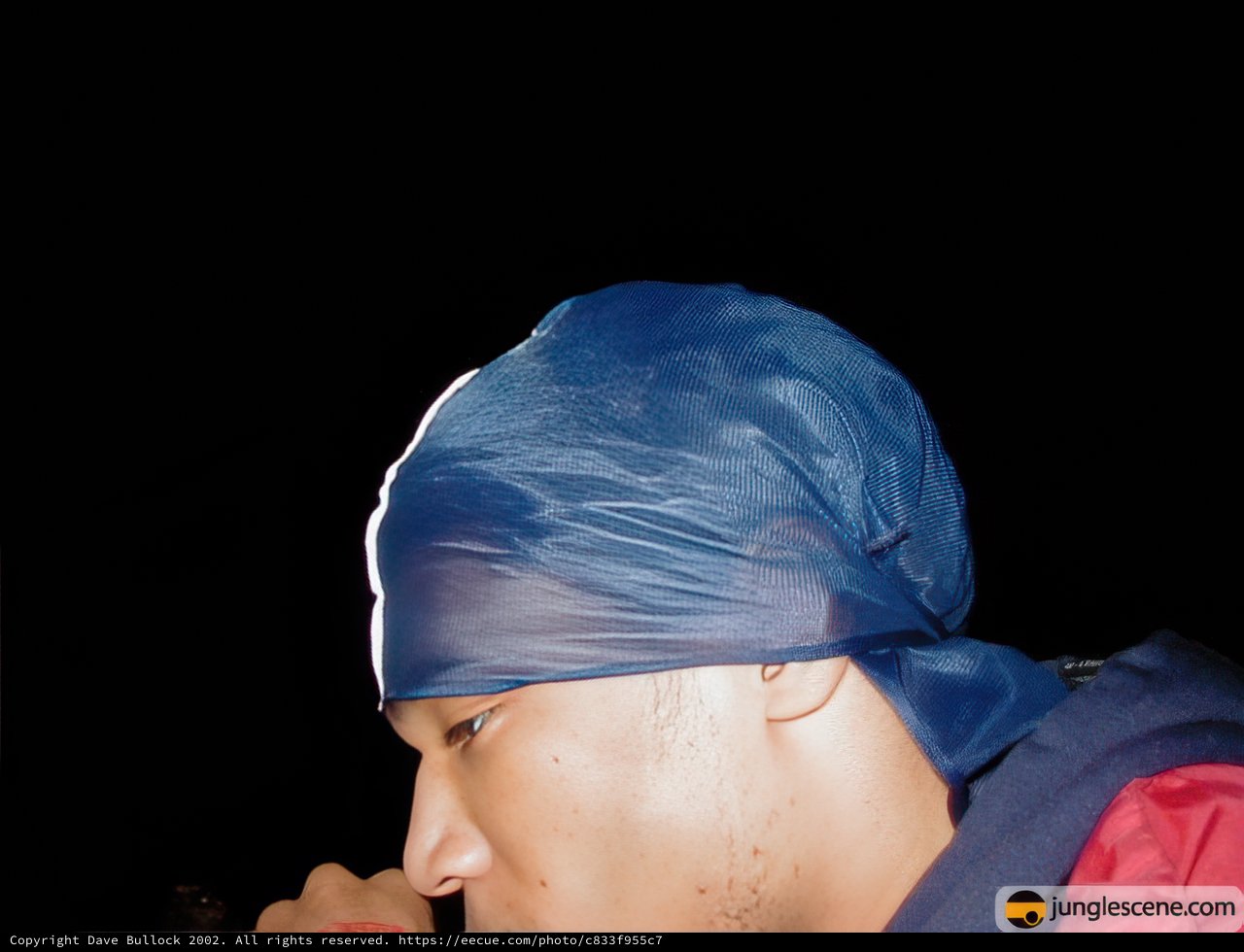 Blue Hat in the Desert