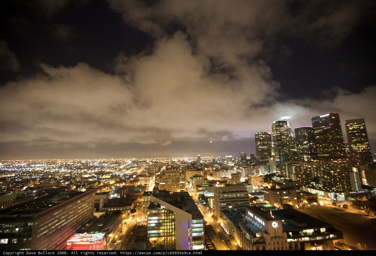 Nightscape of Downtown Metropolis