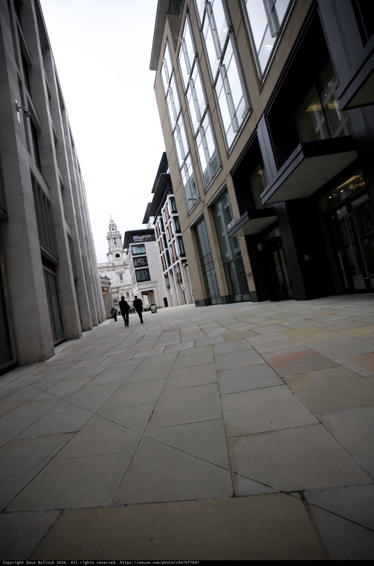 Modern Architecture Along a Quiet London Street