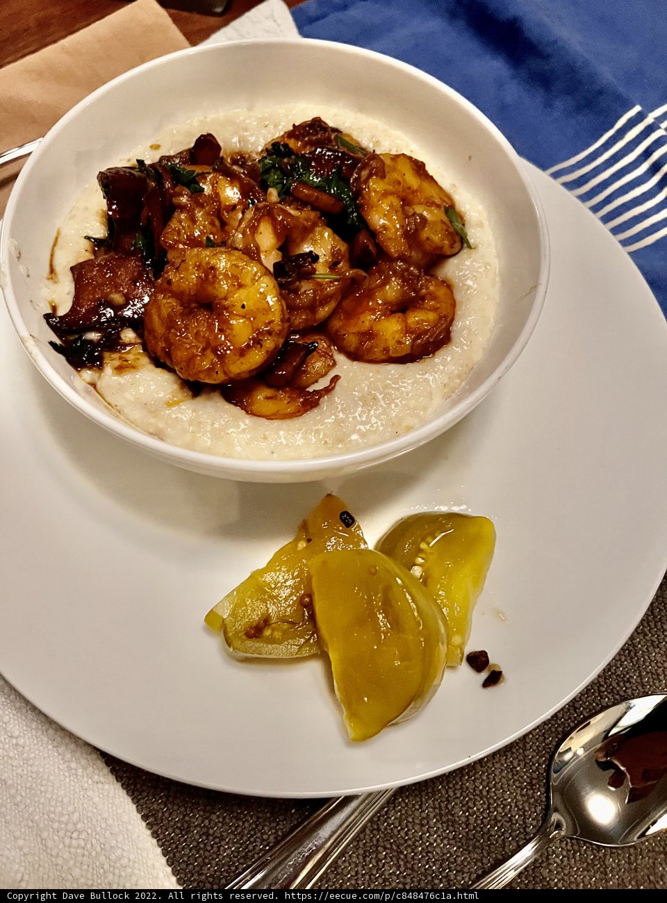 Shrimp and Rice Bowl with a Side of Elegance