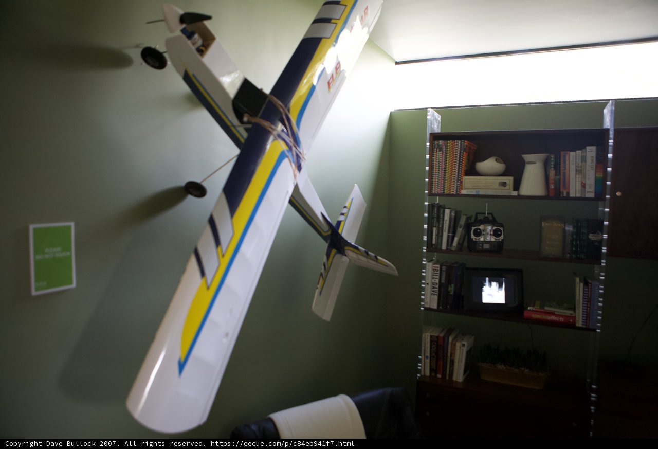 Vintage Airplane Accent