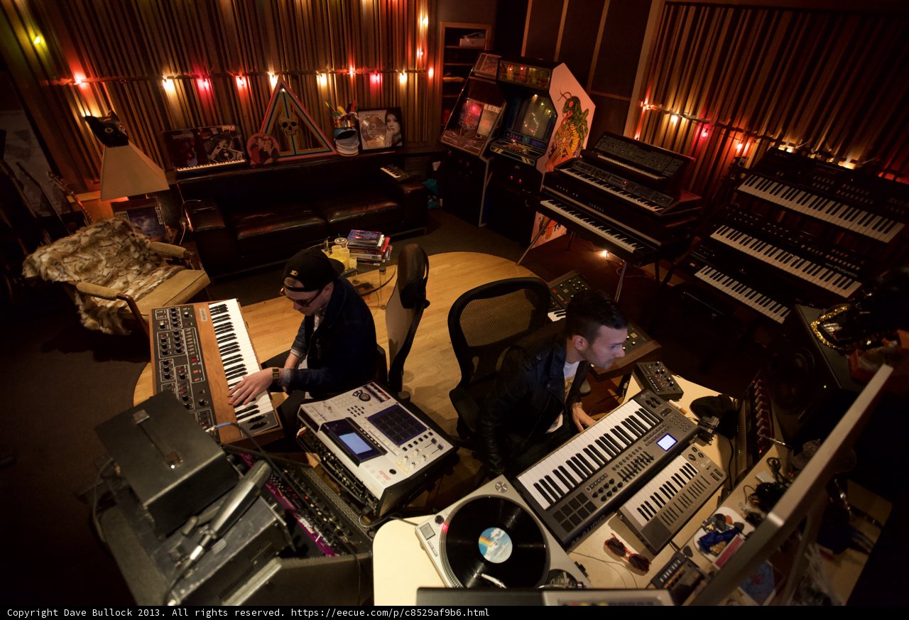 Electronic Music Production in a Recording Studio